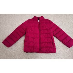The Children's Place Purple Rose Puffer Jacket Girls XXL